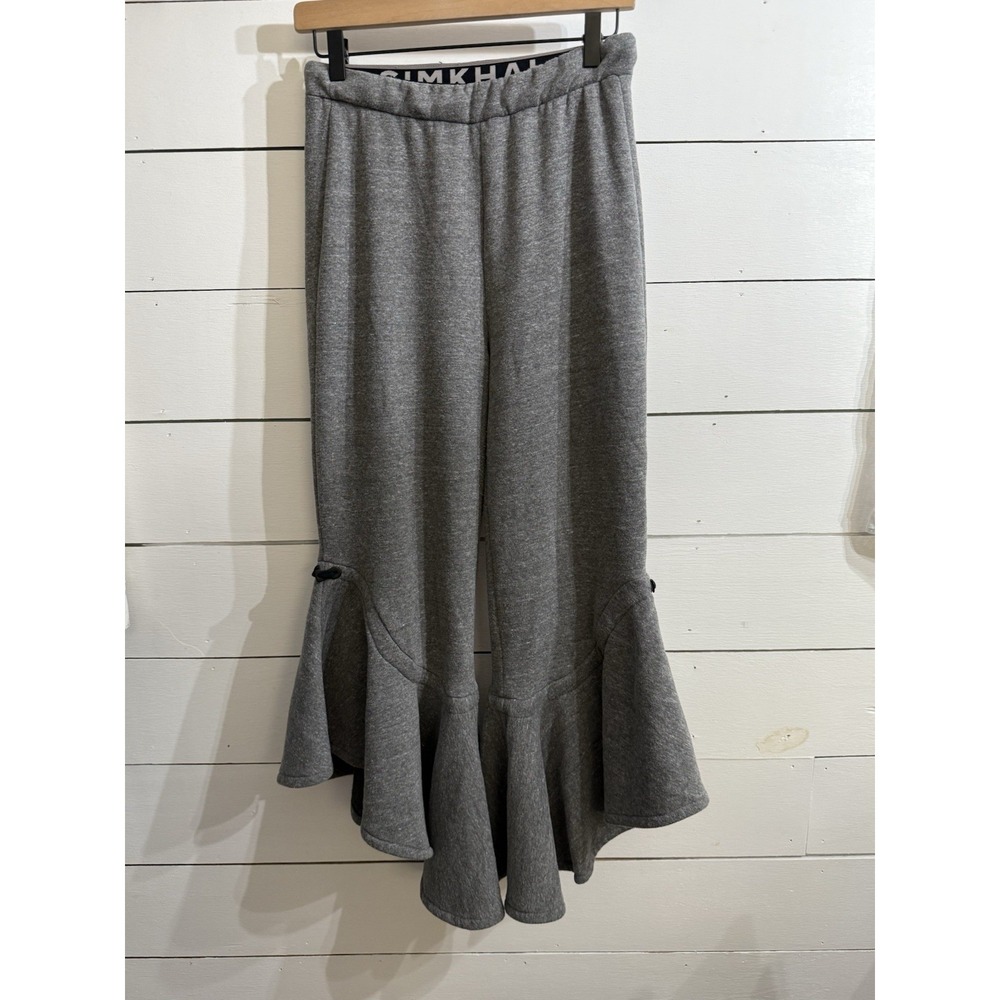 Jonathan‎ Simkhai Sweatpants Crop Size Small Grey Wide Leg